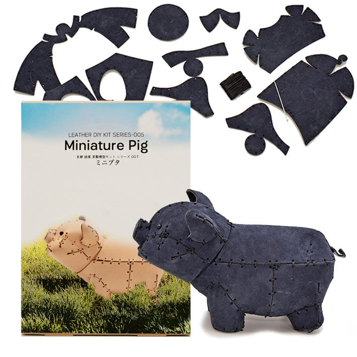 Leather DIY Kit 002「Miniature Pig」